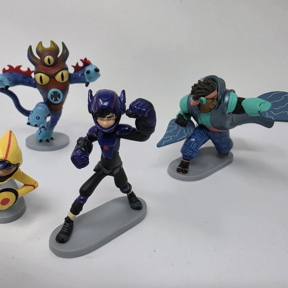 Big Hero 6 Baymax Hiro Tadashi Action Figure Toy Lot